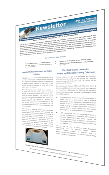 Lab Services Newsletter