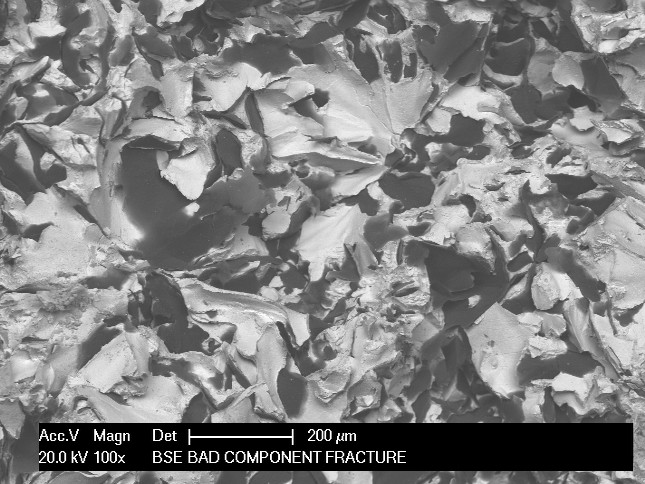 SEM Grey Cast Iron Fracture Surface