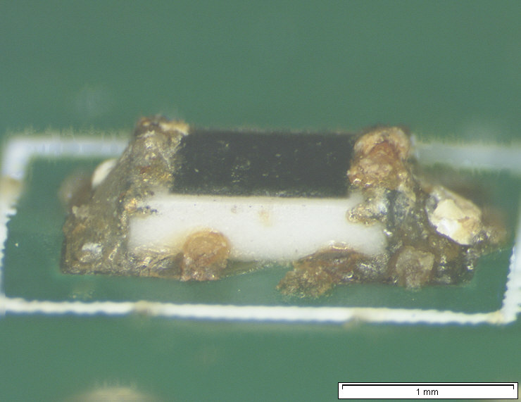 PCB Ionic cntamination with shorting and corrosion