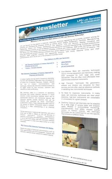 Lab Services Newsletter