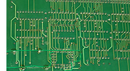 Rear of PCB after Soldering